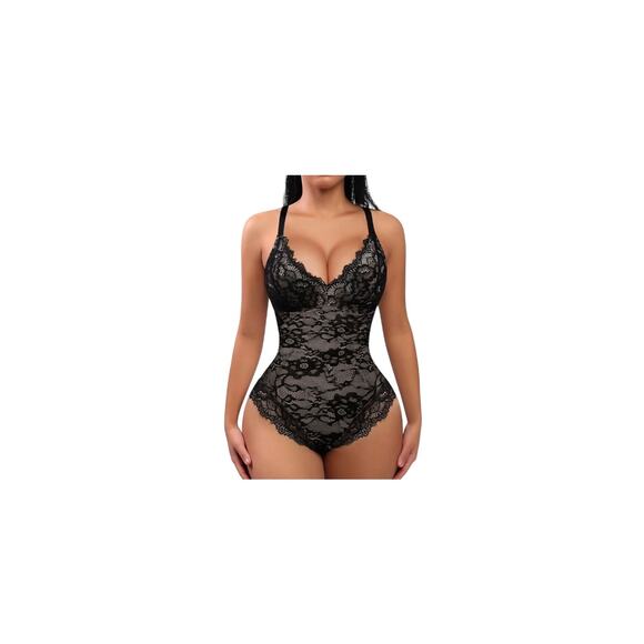 NWT FeelinGirl Lace Bodysuit for Women Tummy Control Shapewear Small - Picture 1 of 11